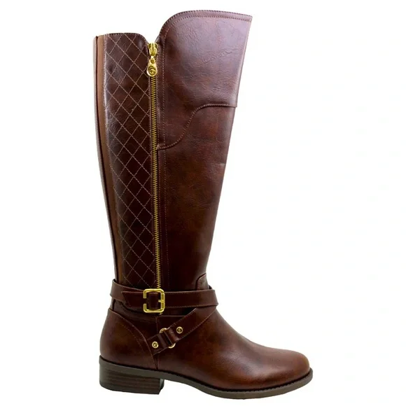 G by Guess haydin Leather Round Toe Knee High - Picture 2 of 10